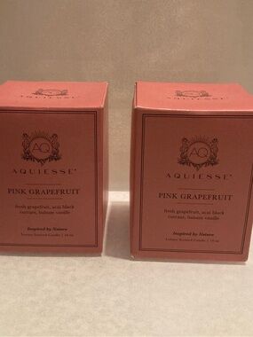 AQUIESSE PINK GRAPEFRUIT Scented Candles